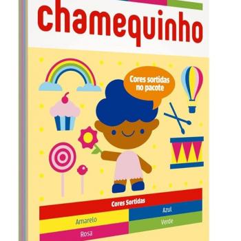 Papel Sulfite A4 Colorido Chamequinho 75 g 4 cores - Chamex