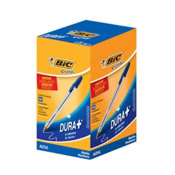 Caneta Esferográfica Bic Cristal Azul 835205  Caixa com 50 Unidades