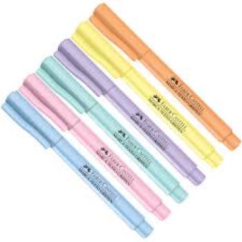 Pincel Marca Texto Grifpen Tons Pastel - Faber Castell - Avulso