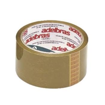 Fita Emp. 48x50 Qualitape Adelbras Marrom(E)