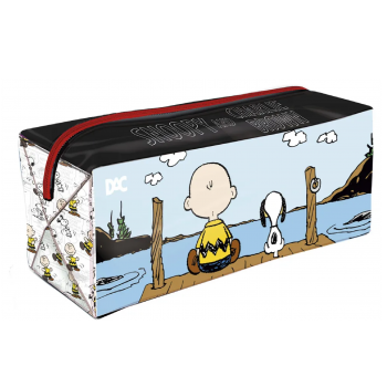 Estojo Snoopy Tamanho Grande Pvc Cristal Dac