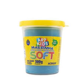 Massa de Modelar Soft 500G Azul Acrilex
