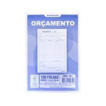 Bloco de Orçamento 100 Folhas 137mmx207mm - Animativa