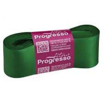 Fita de Cetim 22mm x 10m Verde Bandeira- Progresso
