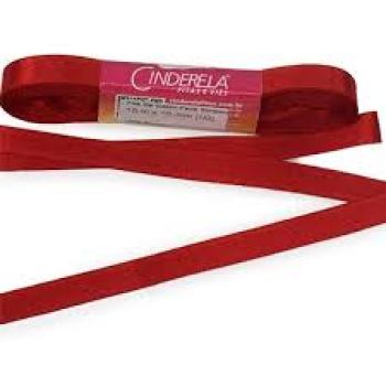 Fita de Cetim Tecida 10mx10mm Vermelho - Cinderela*