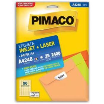 ETIQ. INKJET+LASER PIMACO 25FLS A4248(E)