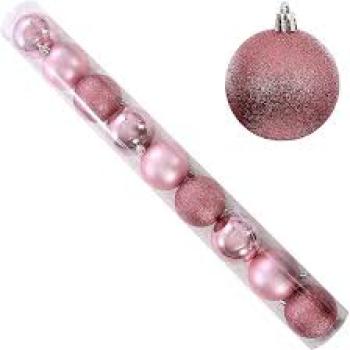 Bola Mista Fosca/Lisa/Glitter 3cm Tubomista com 15 Bolas