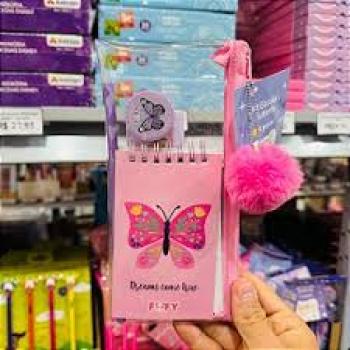 Kit Escolar 4 pcs Butterfly - Fofy