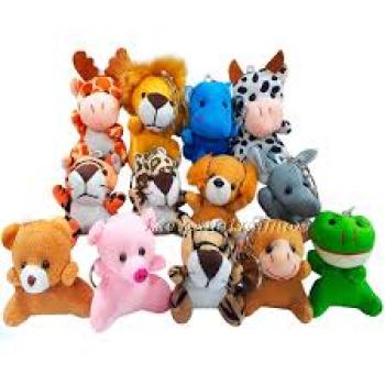 Chaveiro de Pelúcia Animais da Fazenda Importado