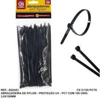 Abraçadeiras de Nylon Tamanho 3,0x150mm