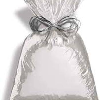 Saco para Presente 25X37 cm Metalizado Azul Pastel Chomus- Valor da Unidade