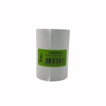 Bobina 57X22 Térmica KPH48 Branca - Silfer