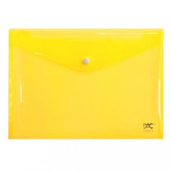 Pasta Malote A4 332x237mm  Amarelo com Botão DAC