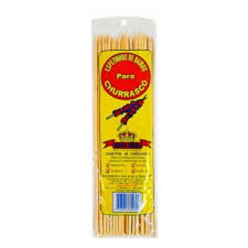Palito para Churrasco 28cm de Bambu-  Real