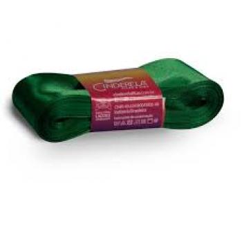 Fita de Cetim Tecida 10mx 38mm Verde Militar- Cinderela