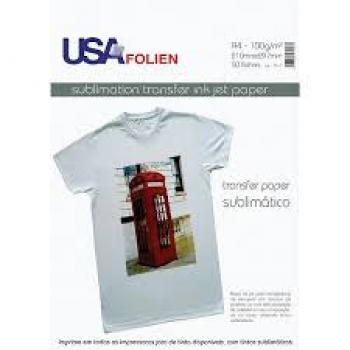 Papel Transfer para Sublimação A4 100G Pacote com 50 Folhas