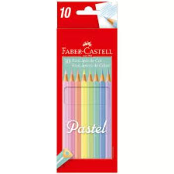 Lapis 10 Cor Ecolapis Cores Pastel - Faber Castell