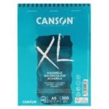 Bloco Espiral XL A5 300g/m², Canson, Aquarelle, 20 Folhas