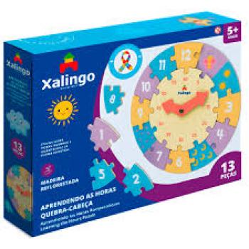 Aprendendo as Horas e Quantidades - 13 Peças - Xalingo