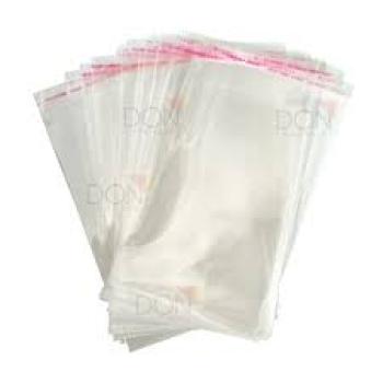 Saco Plástico Adesivado Transparente 20x30 - Kaz