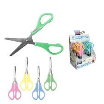Tesoura Escolar 13cm Tons Pasteis- Kaz - Valor por Unidade