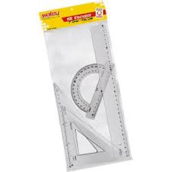 Kit Escolar 1 Grau 4 Peças Kaz **