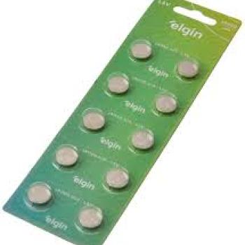 Bateria BotãoLR 1120 -AG8 1.5v Elgin - Valor por Unidade