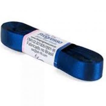 Fita de Cetim 10mm 10m  Azul Marinho- Fitas Progresso