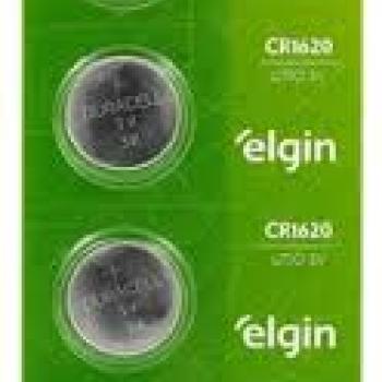 Bateria Botão CR1620 3V Lithium - Elgin -Valor. Por Unidade