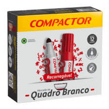 Pincel Marcador Compactor Color Vermelho Traço 1a4 Valor da Unidade*