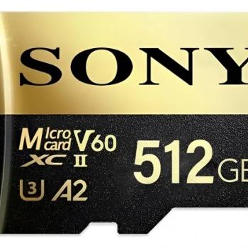 Cartão de Memória Sony 512GB High Speed- High Performance