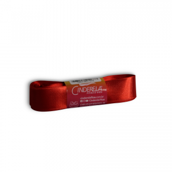 Fita de Cetim Tecida 22 m x 10 m Vermelho Paixão - Cinderela