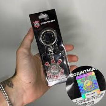 Chaveiro de Metal Corinthians - Produto Oficial