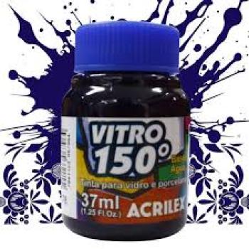 Vitro 150 Base  Agua 37Ml  Azul - Acrilex