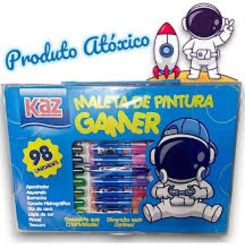 Maleta de Pintura 98 Peças  Game - Kaz