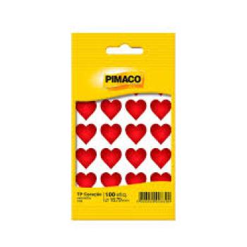 Etiqueta  P/Identificação Tp Coração - Pimaco