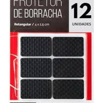 Protetor de Borracha para Moveis 12 pcs -Clink