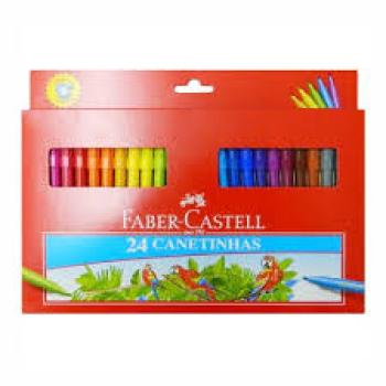 Canetinha Colors 24 Cores Faber-Castell