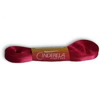 Fita de Cetim Tecida 10mx10mm Camelia Rosa Cinderela*