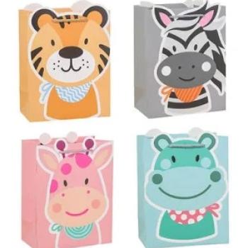 Sacola para Presente  23X18CM Balões e Animais - Kaz