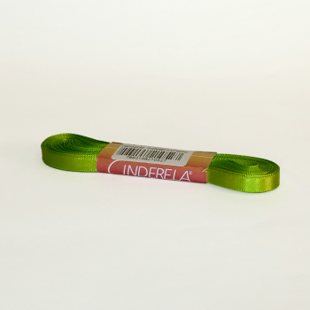 Fita de Cetim Tecida 10mx07mm Verde Folha- Cinderela*