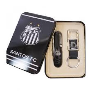 Kit Canivete e Chaveiro Santos Fc
