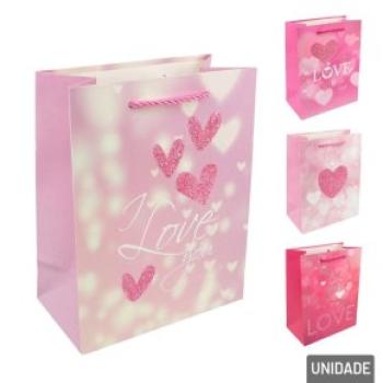 Sacola Papel 23x18cm Figuras Sortidas - Importado