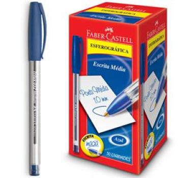 Caneta Trilux 1.0mm Esferografica Azul Marinho Faber Castel - Unidade