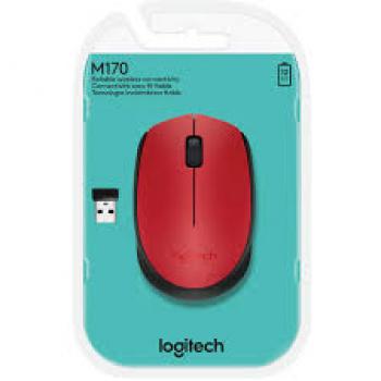 Mouse sem Fio Logitech M170 Vermelho