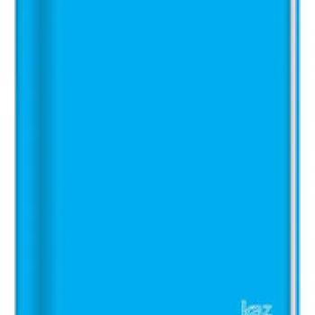 Caderno 1/4 48 Folhas Azul 140mmX202mm KAZ