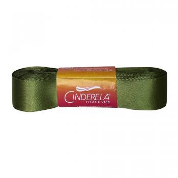 Fita de Cetim Tecida 22 m x 10 m Verde Militar Cinderela