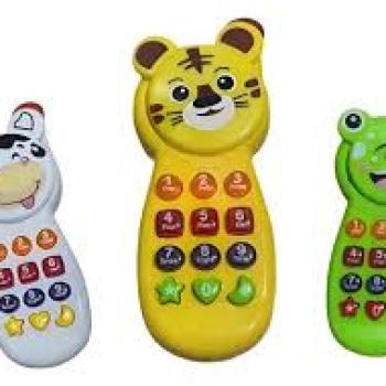 Telefone Musical Infantil com Luzes e som Animais -