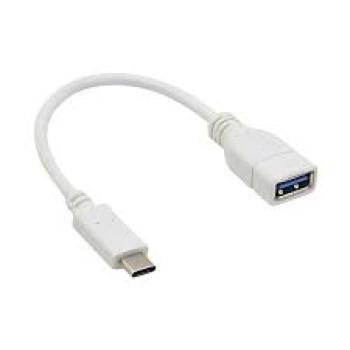 Adaptador OTG Tipo-C para USB fêmea 3.0, 15cm