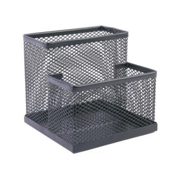 Organizador de Mesa 2 Divisórias Aramado Preto 67681